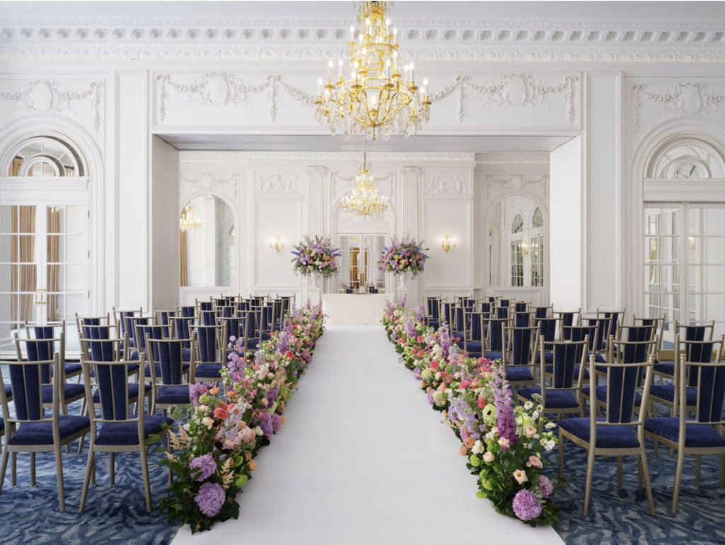 Ballroom at Mandarin Oriental Hyde Park in London