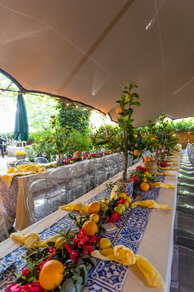One Marylebone Garden Tablescape
