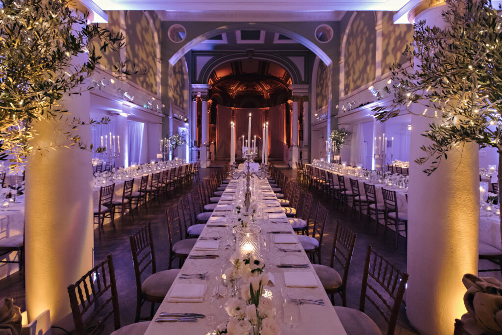 One Marylebone Soane Hall Wedding Reception