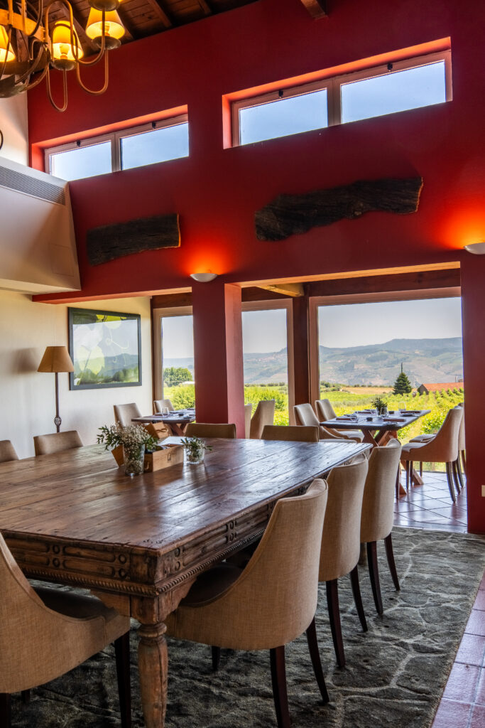 Casa Das Pipas restaurant inside at The Manor House Celeirós, luxury wedding venue in Portugal