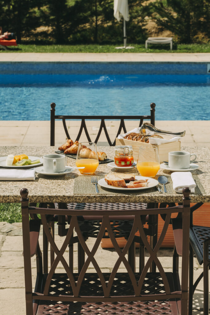 Pool at The Manor House Celeirós, luxury wedding venue in Portugal