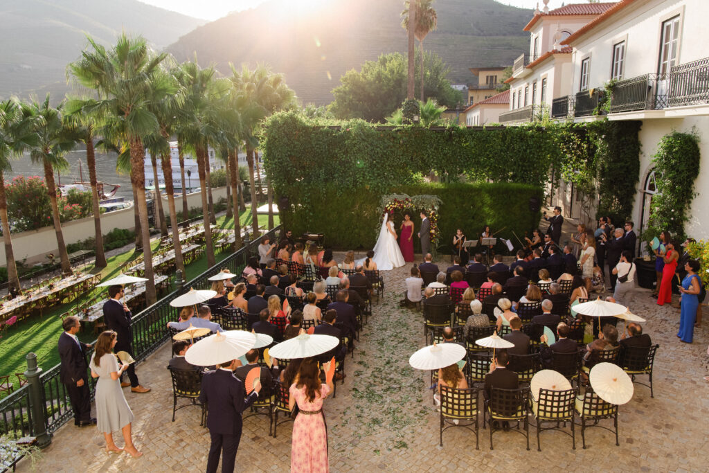 The Vintage House Outdoor Ceremony Matt Lena Photography