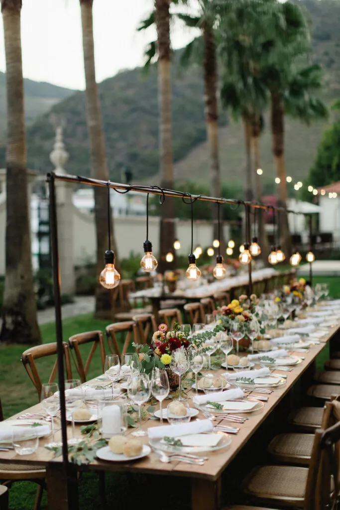 The Vintage House Outdoor tablescape Matt Lena Photography