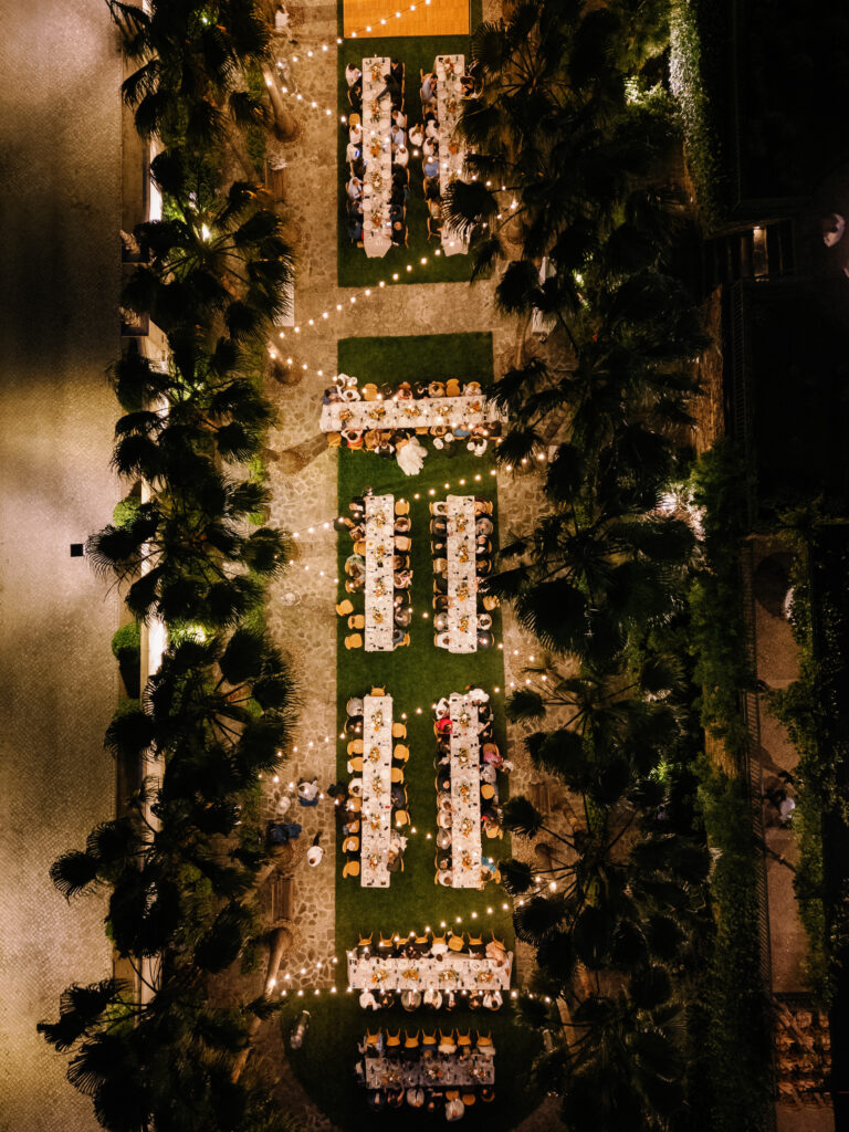 Vintage House Drone View on top
