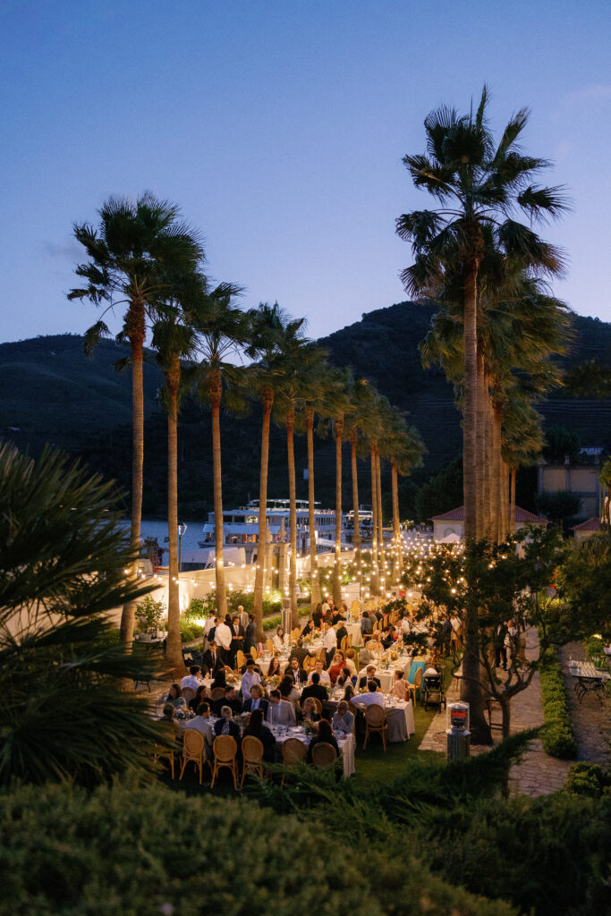 Vintage House Outdoor Wedding at night