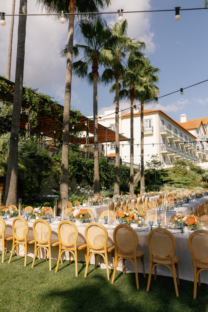 Vintage House Wedding Dinner Setup