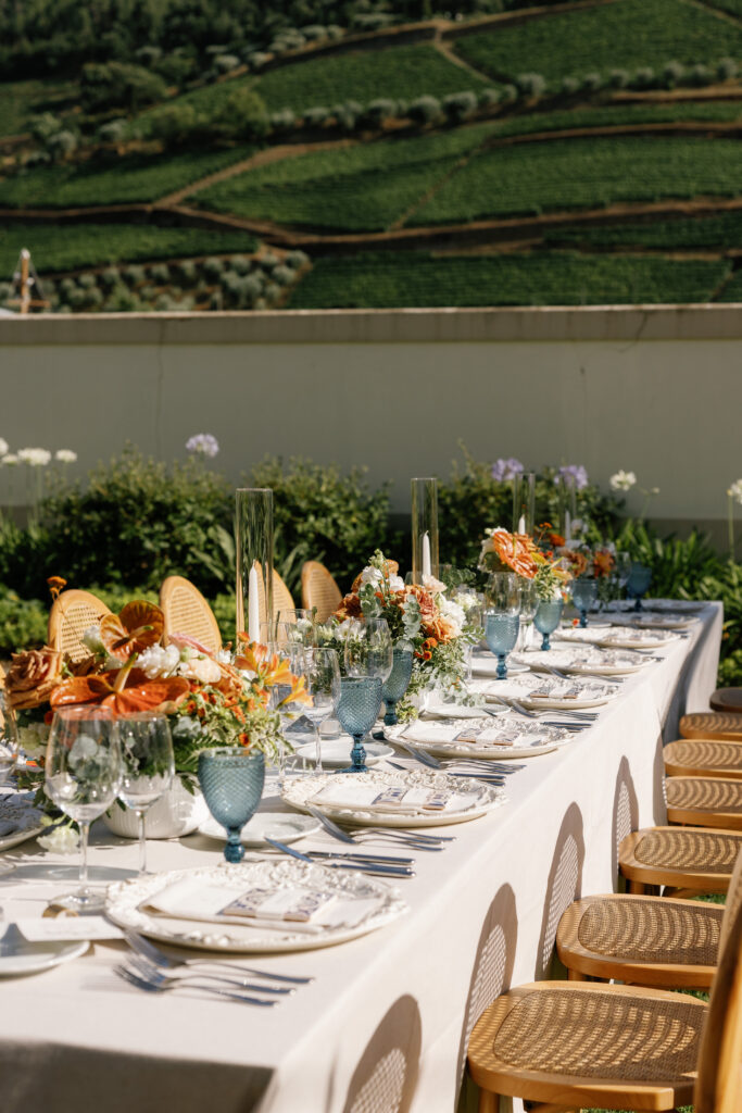 Vintage House Wedding Table