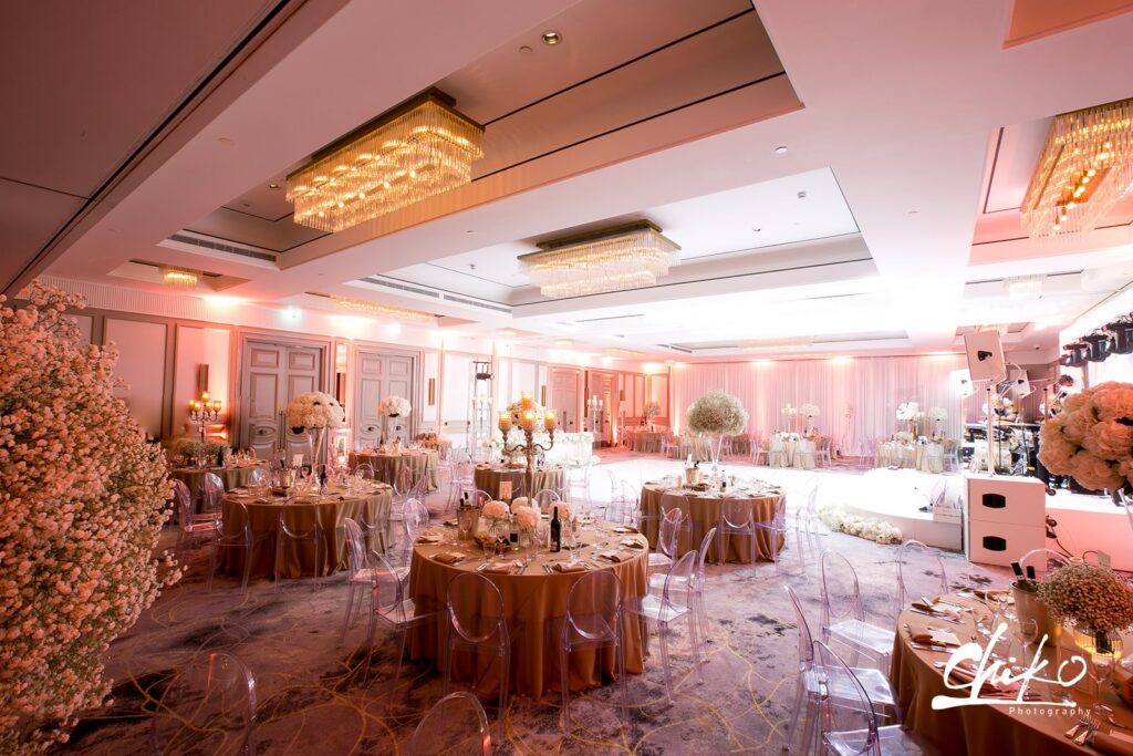 Ballroom at The Biltmore Mayfair wedding venue