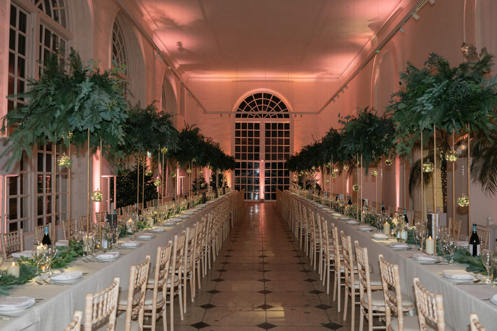 Kew Gardens Orangery Wedding Breakfast