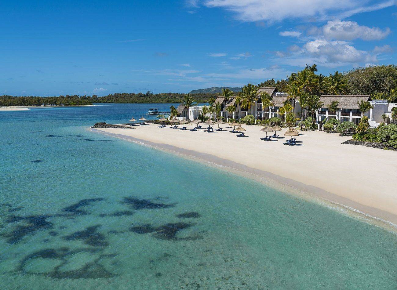 Beach with clear blue water