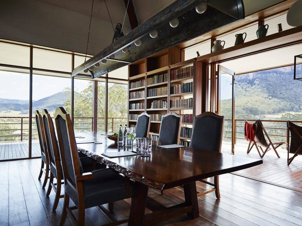 Relaxing venue seating with balcony and jaw-droppingly amazing view of the terrain