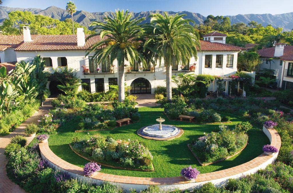 garden and greenery at the Four Seasons Resort The Biltmore Santa Barbara