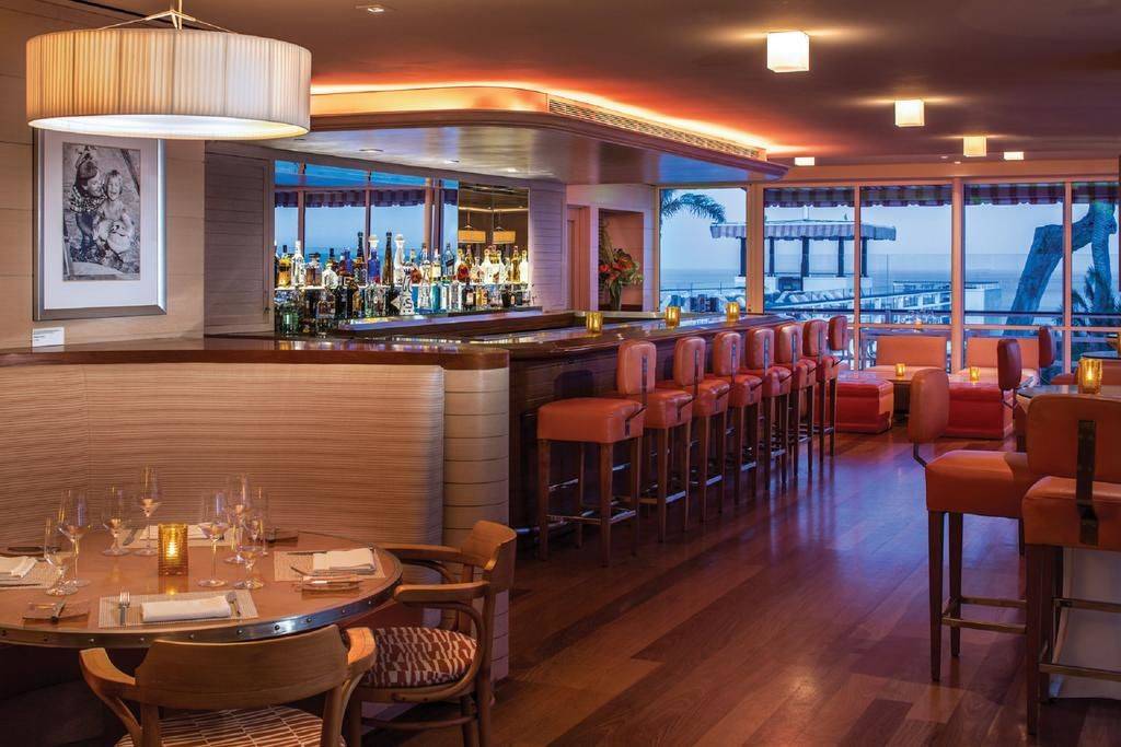restaurant bar at the Four Seasons Resort The Biltmore Santa Barbara