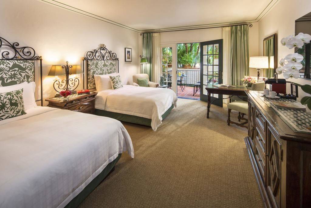 two single beds in a room at the Four Seasons Resort The Biltmore Santa Barbara