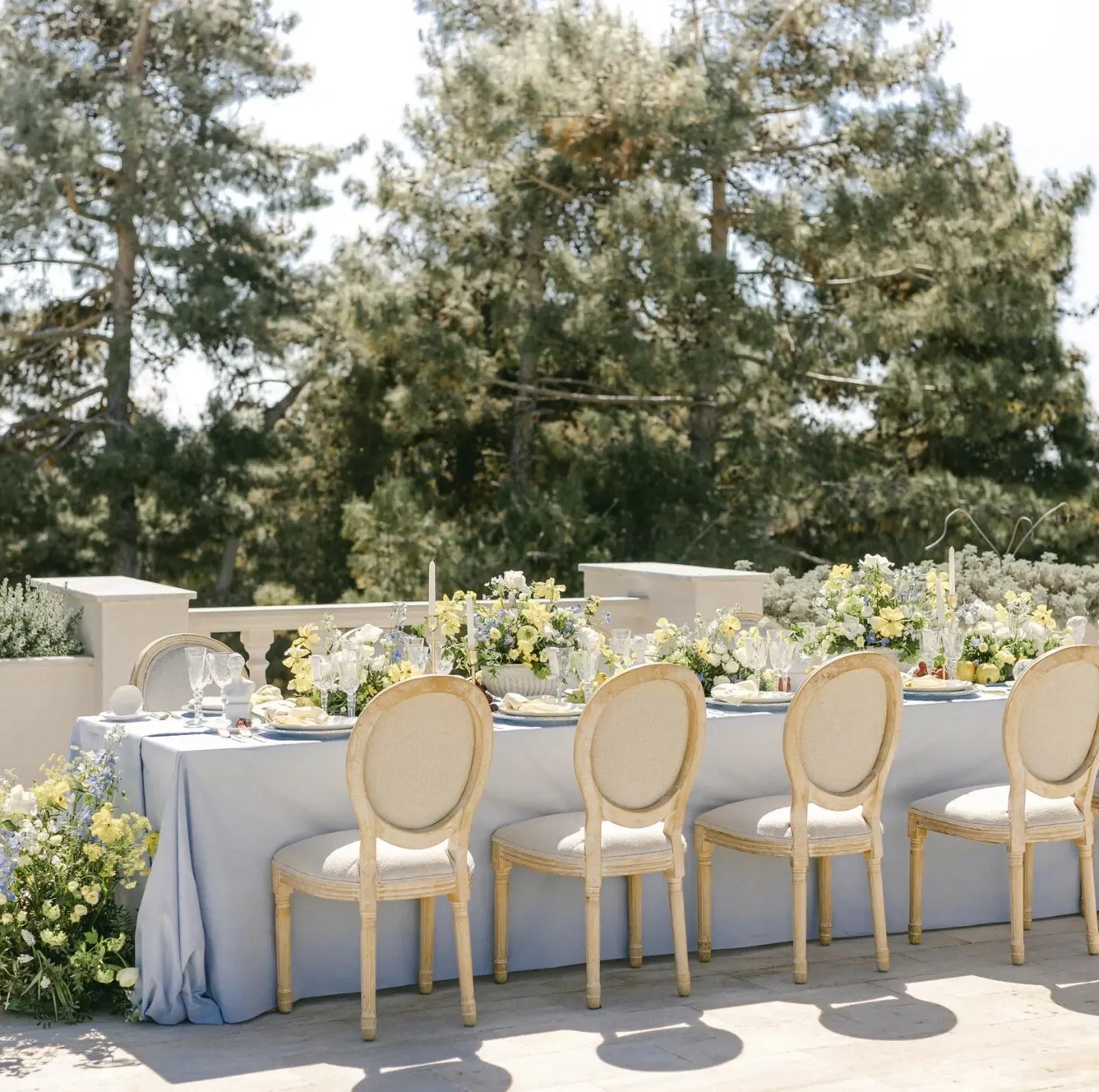 Styling for wedding in Greece